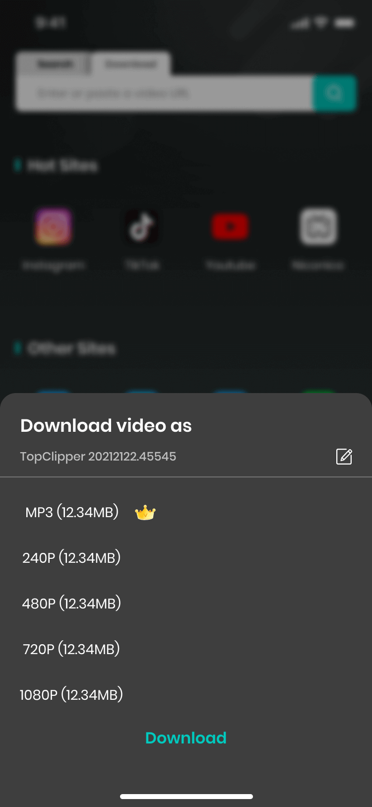 download video topclipper android