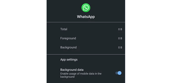 enable background data on Android