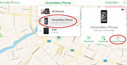 how to turn off screen lock on iphone via find my