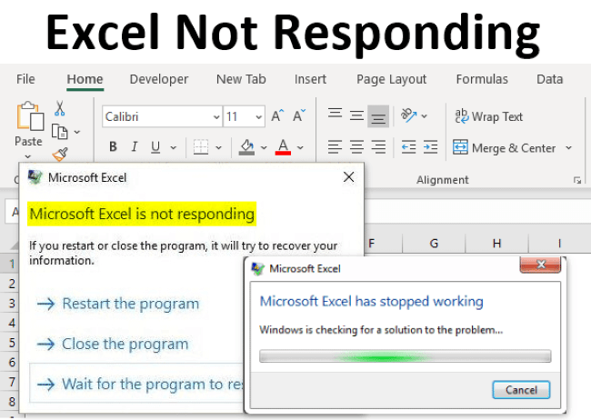 excel not responding