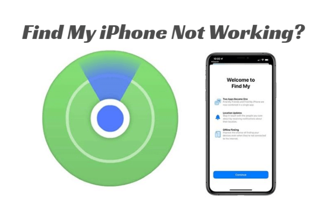 find my iphone not working