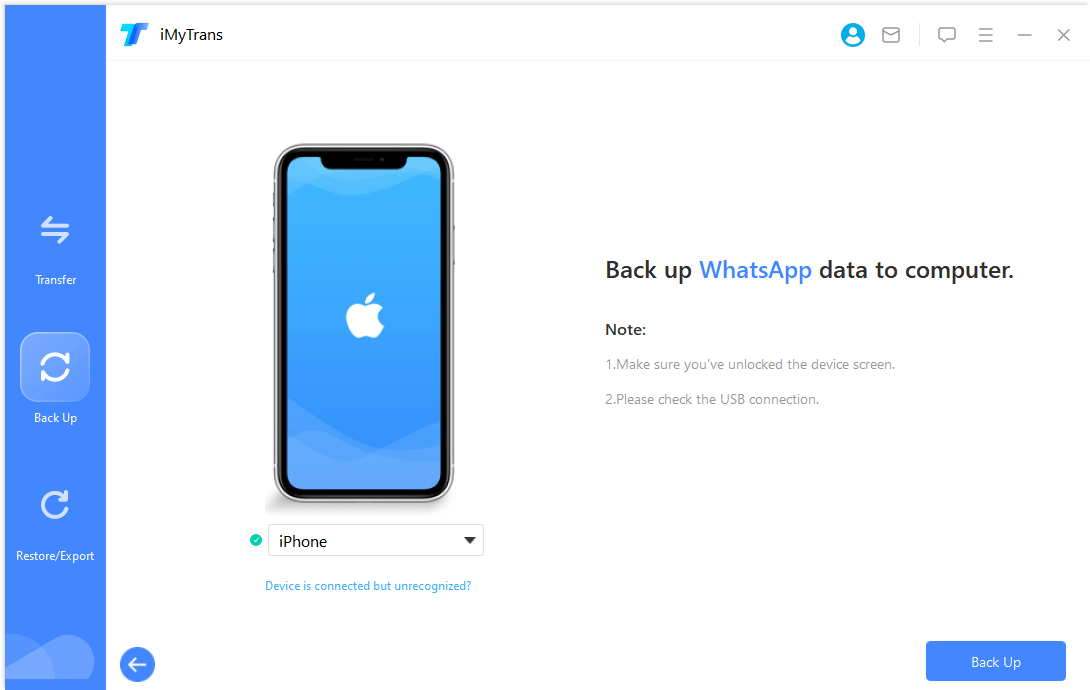 backup all whatsapp data to pc