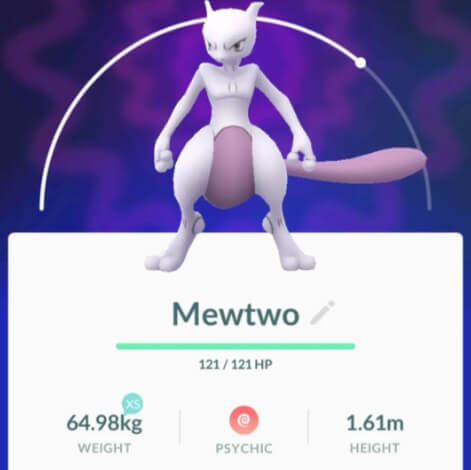 highest cp pokemon in pokemon go mewtwo