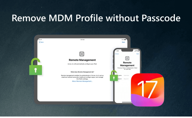 how to remove mdm from ipad