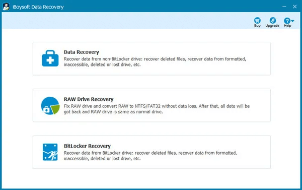 iBoySoft Data Recovery Modules