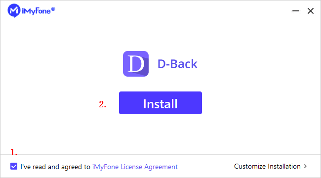 install D-Back