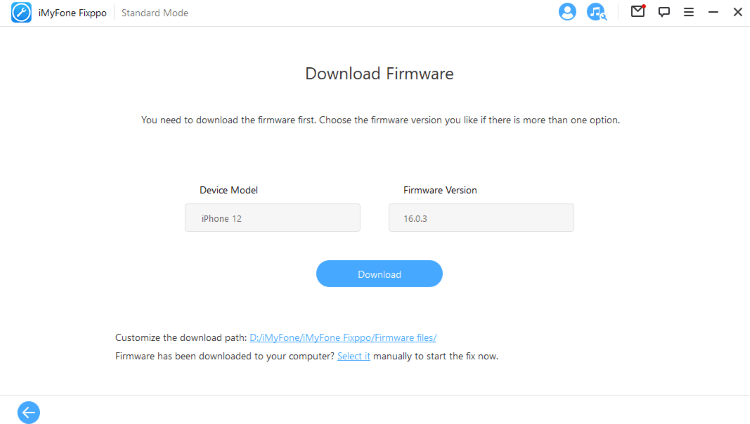 download firmware package