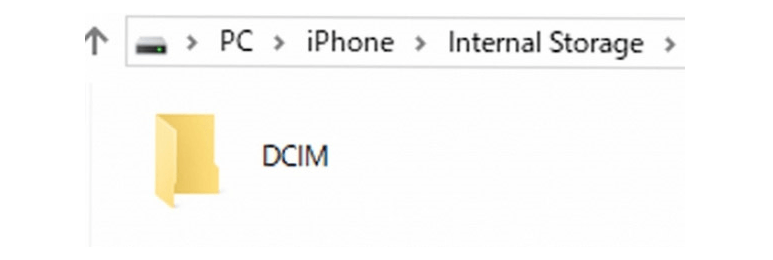 iphone dcim folder