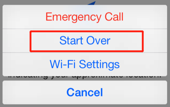 iphone start over
