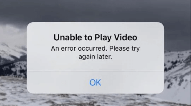 iphone wont play videos