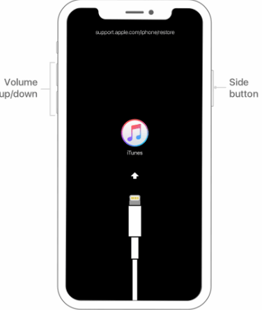 restore iphone without update via into recovery mode