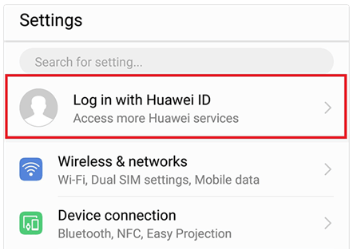 log into huawei cloud