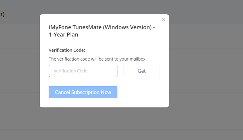 Get verification code