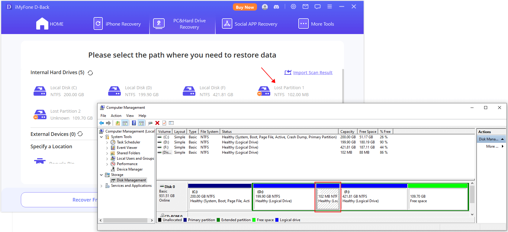 lost partition 1