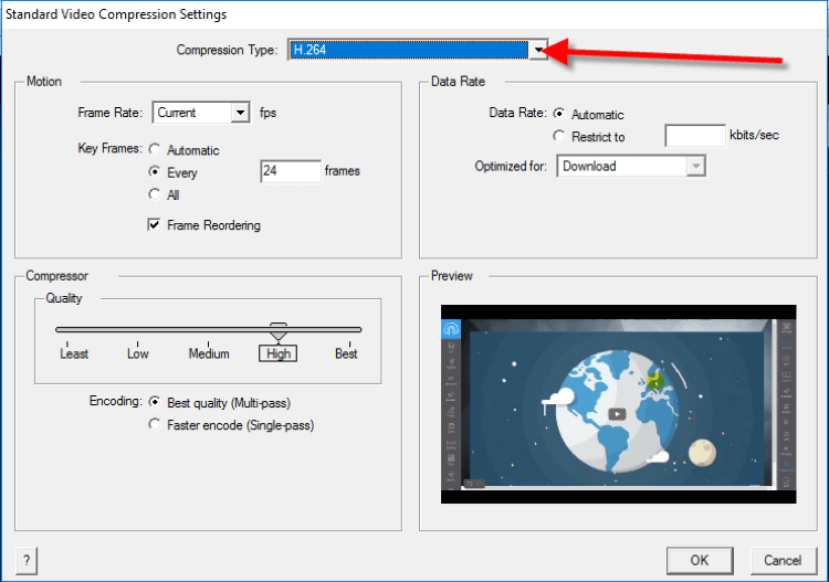 quicktime video compressor