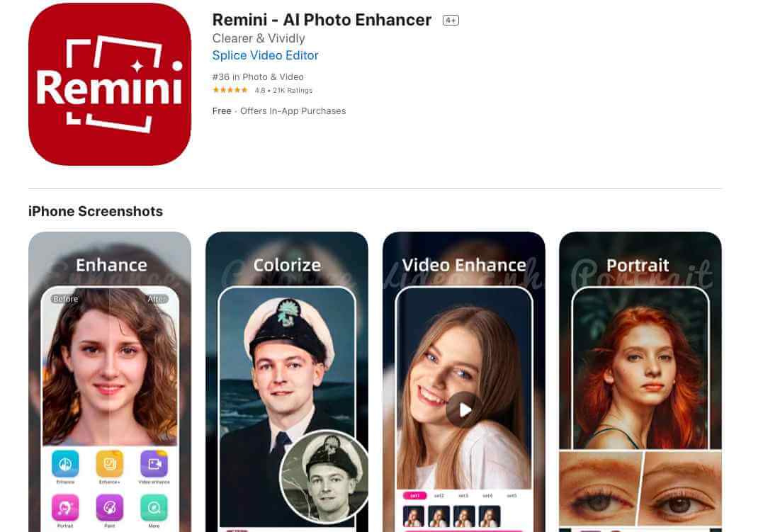 Remini app