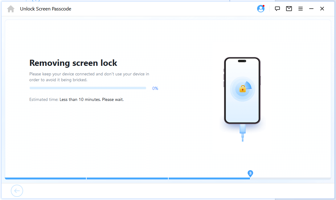 removing screen lock