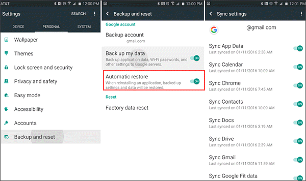 restore sms from android on google drive