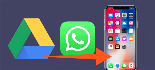 restore whatsapp from google drive to iphone