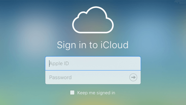 sign in to icloud