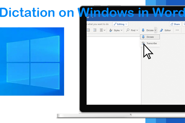 speech to text on windows in word