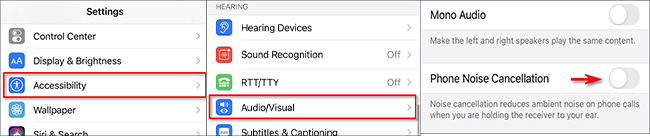 turn off Phone Noise Cancellation