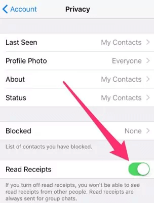 disable blue checkmark on whatsapp