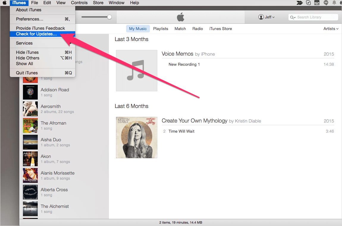 itunes latest version update