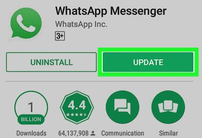 update whatsapp to get new chat lock feature