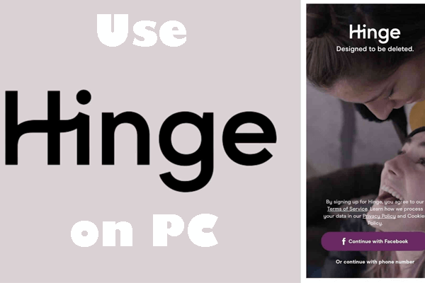 use hinge on pc