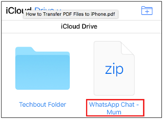 view whatsapp backup in icloud